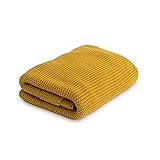 Natemia Knitted Baby Receiving Blanket, Ultra Soft