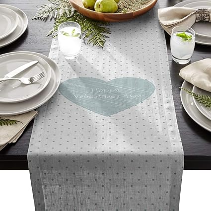 Amazon Com Linen Burlap Table Runner 13x70 Inch Farmhouse Table
