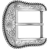 Classic antique replacement belt buckles for men and women (Vintage Silver-4)