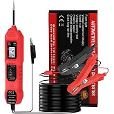 Power Circuit Probe Tester, 6V/12V/24V DC Circuit Tester Automotive, Multifunctional Car Electric Circuit Tester Power Fuse &amp; Voltage Tester Light, Short Circuit Breake Finder Electrical Tools