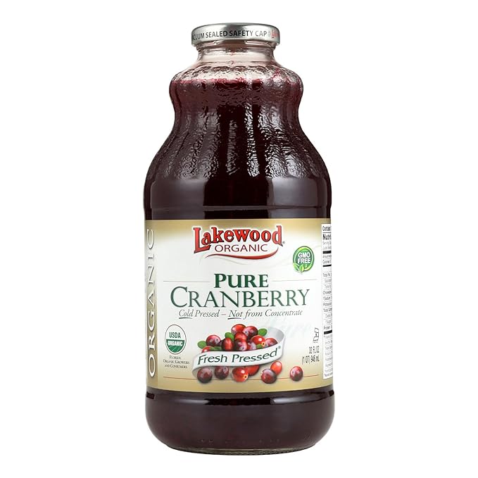 Lakewood Cranberry Juice Cranberry Case of 12 32 Fl oz. Grocery & Gourmet Food
