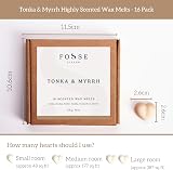 Fosse Living Tonka & Myrrh Soy Wax Melts 16 Pack - Natural & Vegan view 5