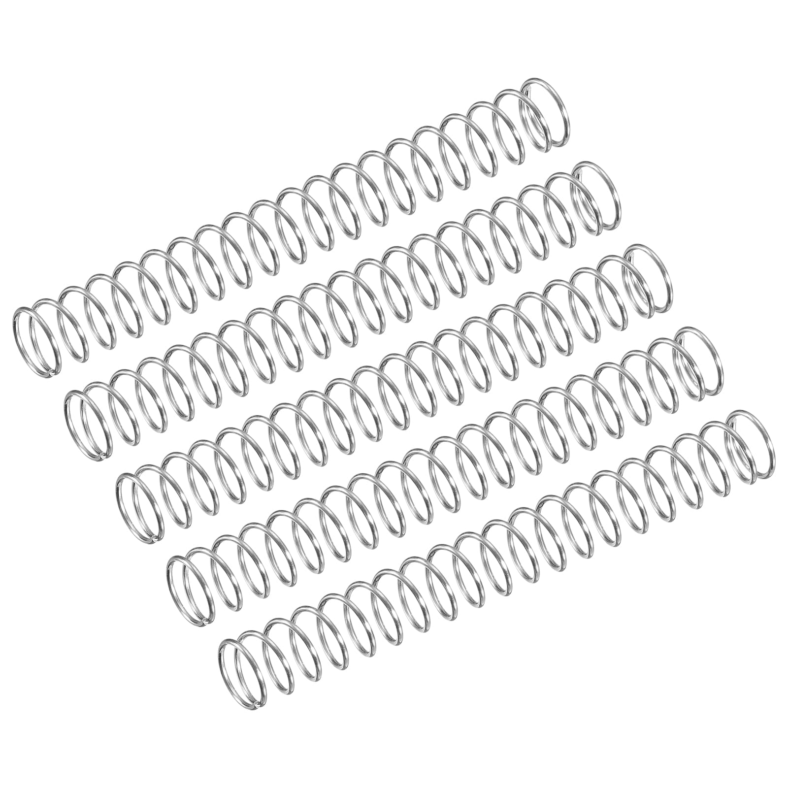 uxcell Compression Spring, 5Pcs 304 Stainless