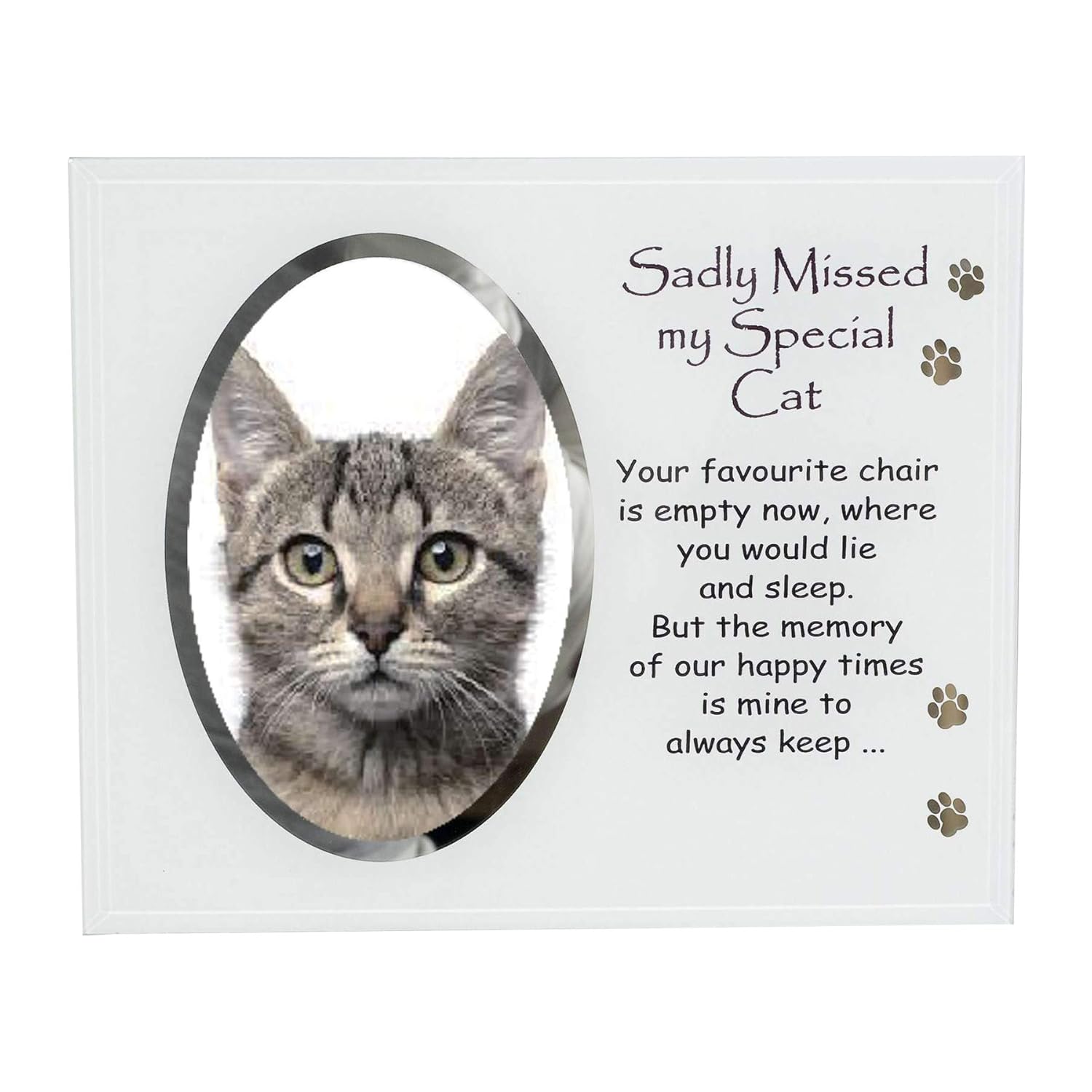 Widdle Celebrations Glass Photo Frame With Wording Pet