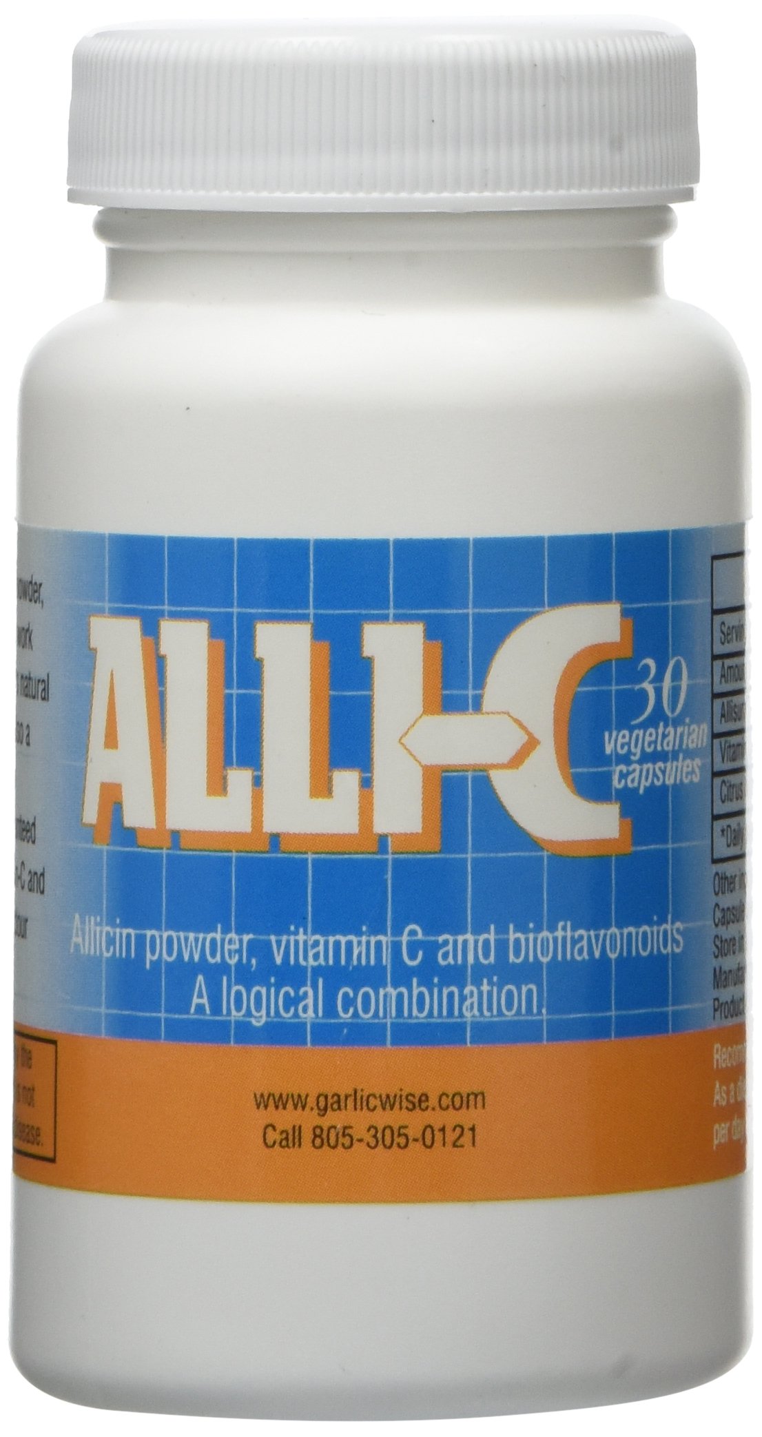 ALLIC Allicin with Vitamin C and Bioflavonoids 30 Vegetarian