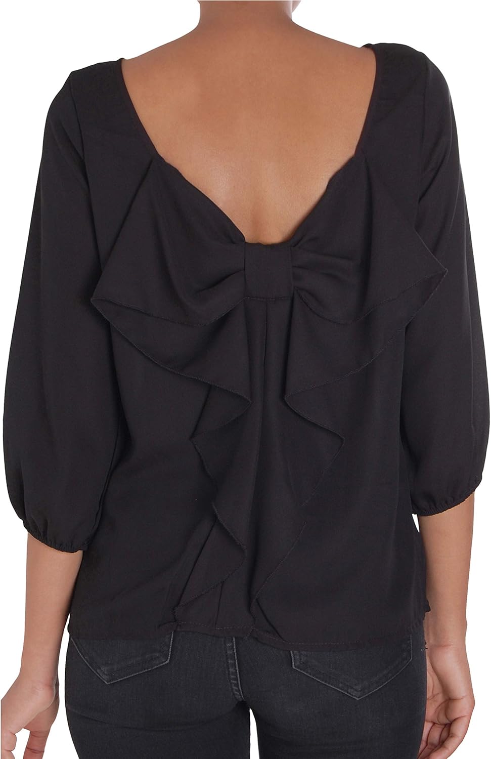 chiffon back top