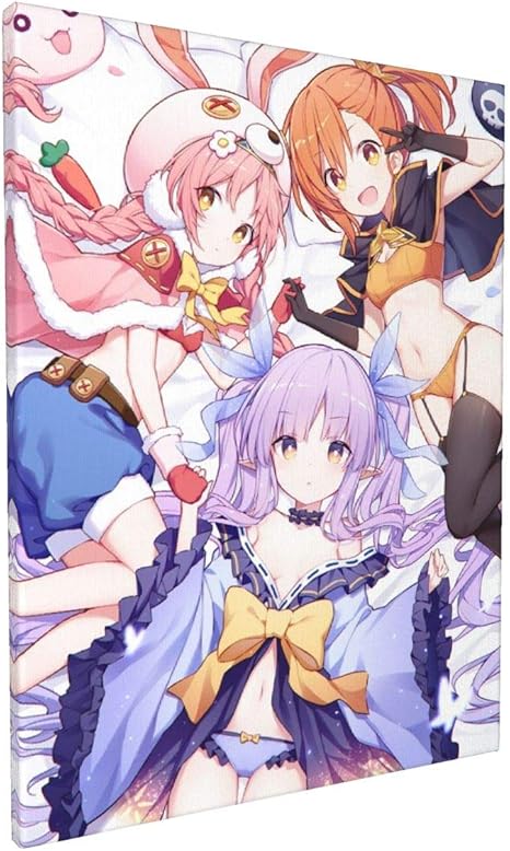 Amazon アートパネル プリンセスコネクト リダイブ リトルリリカル フレーム装飾画 アートフレーム バンクシー 壁の絵 壁掛け 壁アート 部屋飾り 背景 壁紙 完成品 流行 ブーム 30cm 40cm ウォールステッカー オンライン通販