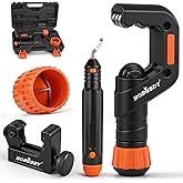 HORUSDY 4-Piece Ultimate Tube Cutter Set, Heavy Duty Pipe Cutter 1/4"-2", Mini Tubing Cutter 1/8"-7/8", Deburring Tool &amp; Inner Outer Reamer for Copper, PVC, Aluminum Plumbing &amp; HVAC Pipes