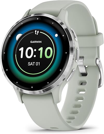 Garmin Venu 3S 41mm GPS AMOLED Health Fitness Smartwatch Sage Grey