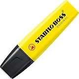 Stabilo Boss Original Highlighter Pack of 4 Yellow view 2