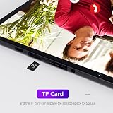 PRITOM 10 inch Android WiFi Tablet 64GB ROM Quad Core HD IPS Dual Camera Black view 5