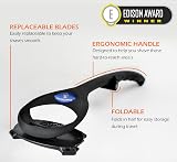 BAKBLADE 2.0 PLUS Back Hair Shaver Ergonomic 18in Dry Wet Blade Cartridges view 3