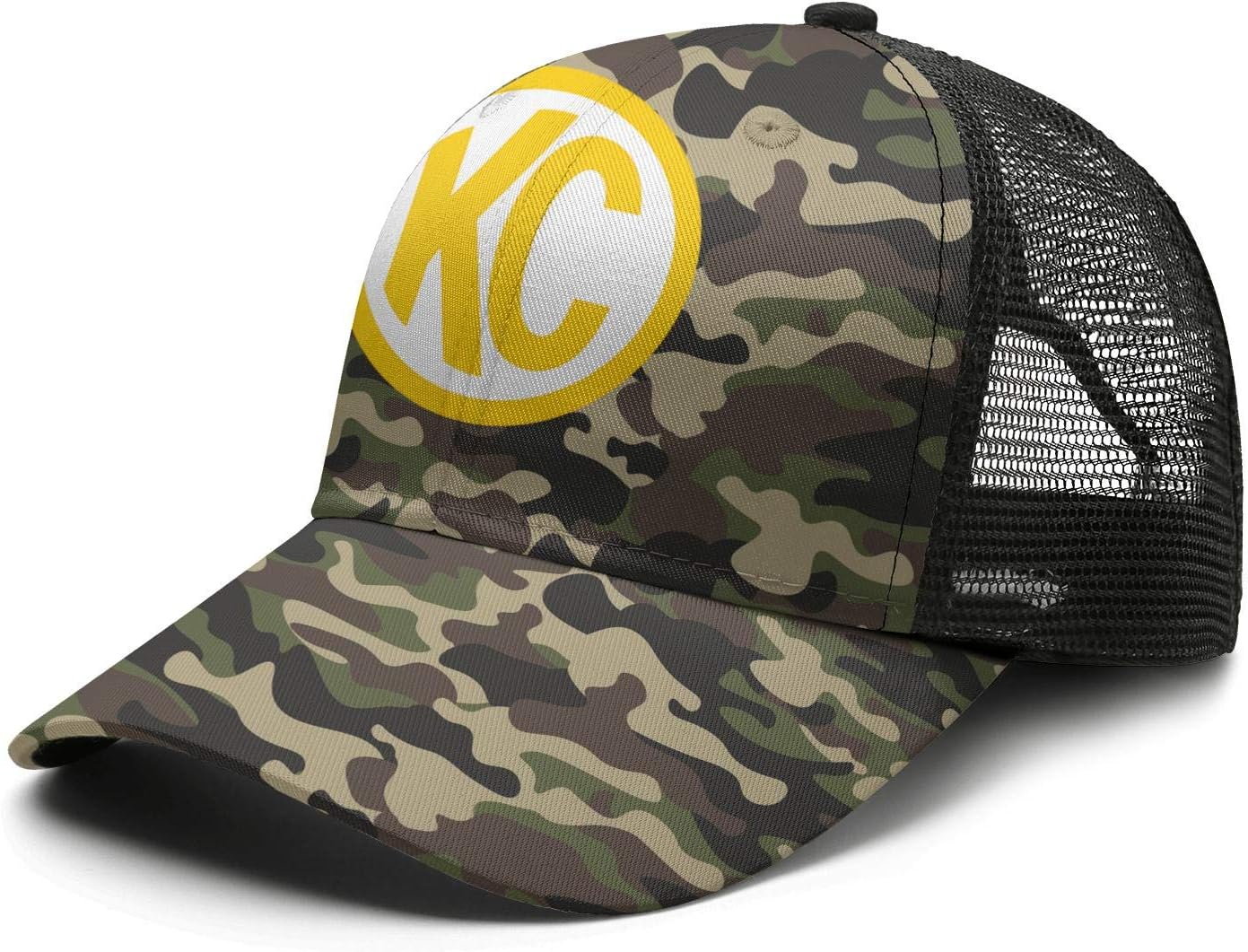RANYG KC-HiLiTES-Logo Men Women 3D Printed Cool Mesh Dad Hat Snapback Visor Cap Adjustable