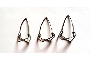 mizrab, extra small Set of 3 Mizrabs, Pluctrum, Pick, for Indian Sitar, mizrab