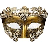 MZinge Masquerade Mask for Men - Roman Greek Mask - Venetian Half Face Mask for Mascarade Ball Mardi Gras Halloween Party