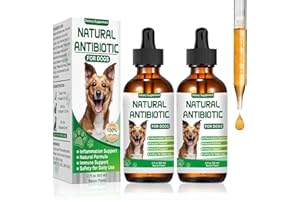 RUAKPL Antibiotics for Dogs,Natural Antibiotics for Dogs,Dog Antibiotic,Pet Antibiotic, Dog Multivitamin, Supports Dog Allergy and Itch Relief,Dietary Supplement,Natural Herbal Supplement