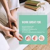Welnove 12-Pack Gel Toe Separators Bunion Pads Toe Spacers Transparent Black view 4