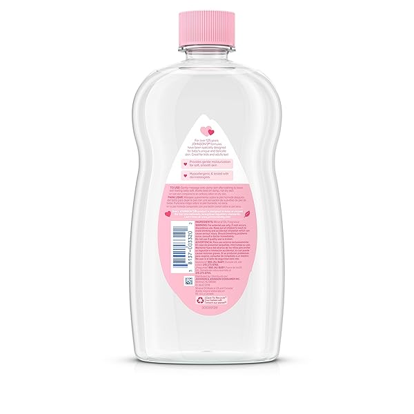 JOHNSON & JOHNSON SLC (COSMETICS) BABY OIL, 20 FL OZ