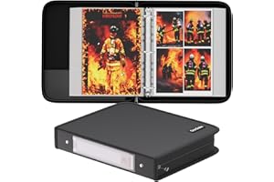 DocSafe Photo Album 4x6 400 Pockets,Fireproof Photo Book with 100 Plastic Sleeves,Large Capacity Binder Protect Family Wedding Anniversary Baby Vacation Pictures,Zipper Closure,2-Inch O-Rings,Black
