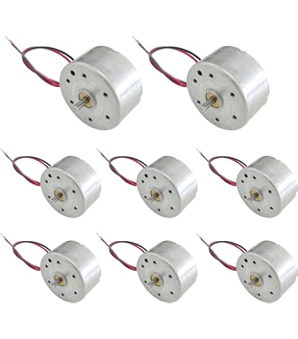 Motor Micro De Escobillas Mabuchi RF-500TB - 32mm De Diámetro, Funciona Con 3V A 12V DC, Ideal Para Proyectos