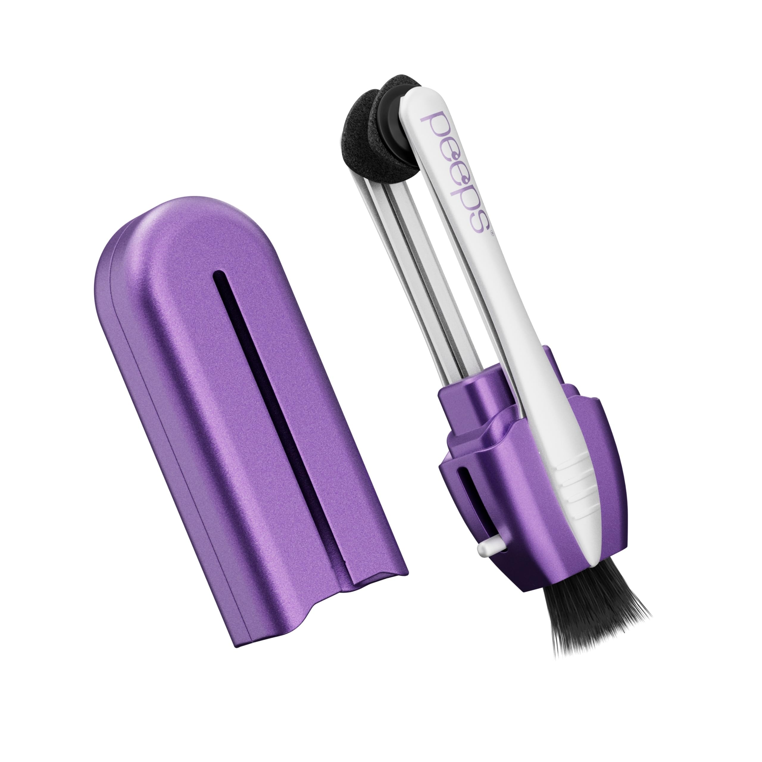 CarbonKlean Peeps Eyeglass Lens Cleaner - Efficient and Durable Carbon Microfiber Technology - Exclusively Used by NASA - 500 Uses (Lavender)