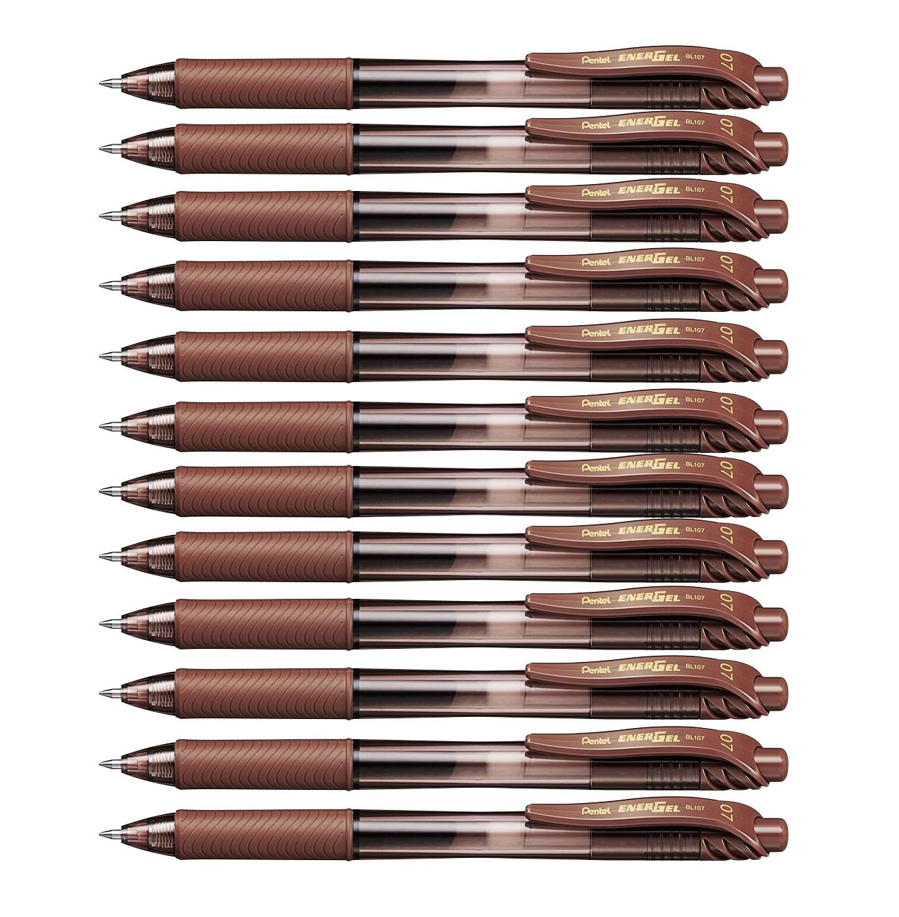Pentel EnerGel X Brown - Pack of 12
