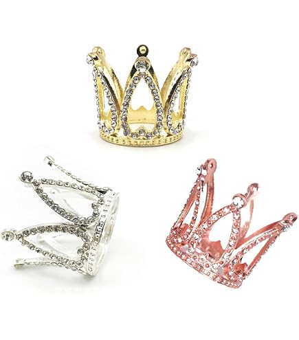 Petite couronne dorée de décoration de gâteau de mariage en strass vintage Roi/Princesse Couronne de perles pour fête d'anniversaire Accessoire de Petite couronne dorée de décoration de gâteau de mariage en strass vintage Roi/Princesse Couronne de perles pour fête d'anniversaire Accessoire de