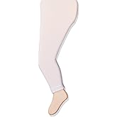 Jefferies Socks Baby Girls' Cotton Footless Tights with Scalloped Edge