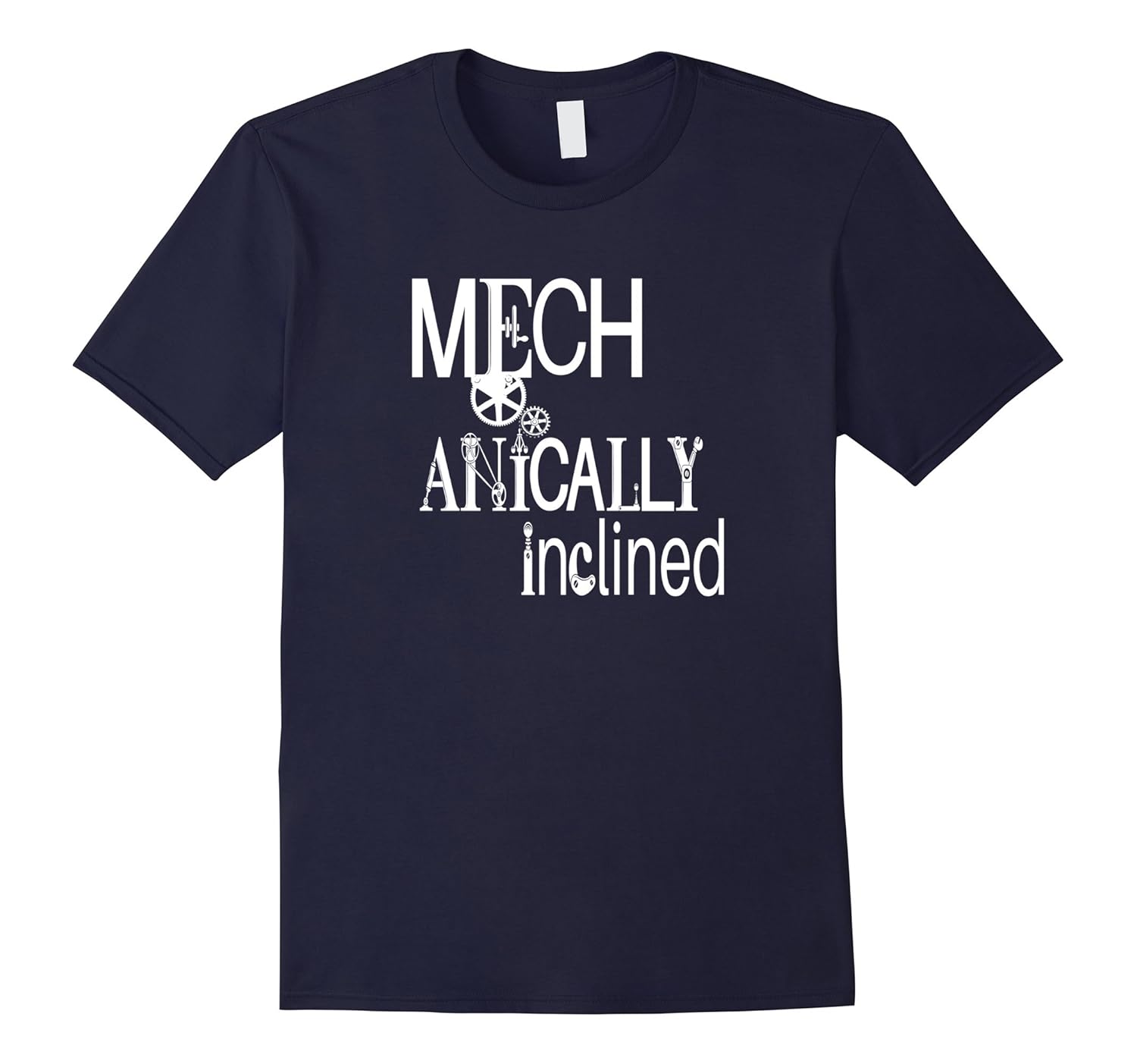 Mechanically Inclined Gears Machinery Gadget Builders Tees-ANZ