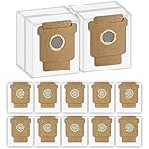 (12 Pack) Roomba 104 Replacement Dust Bags for iRobot Roomba 104,105 Vac,105 Combo,Plus 405 Combo,Plus 505 Combo,Max 705 Vac,