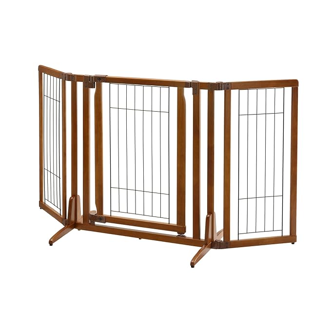richell deluxe freestanding pet gate