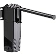 NICREW Aquarium Internal Filter, Submersible Power Filter with Multiple Function, Aeration System with Sponge Filter for Fish Tanks 20-40 Gallon, 185 GPH, 10W