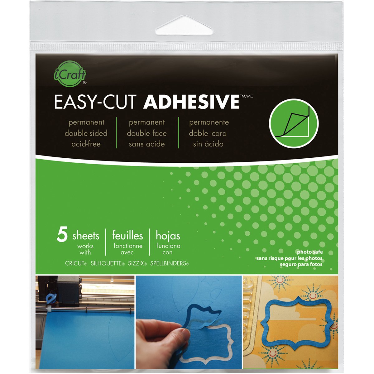 Thermoweb 3378 I Craft Easy-Cut Adhesive Sheets, Multi-Colour