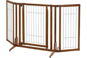 Richell Premium Plus Freestanding Pet Gate with Door