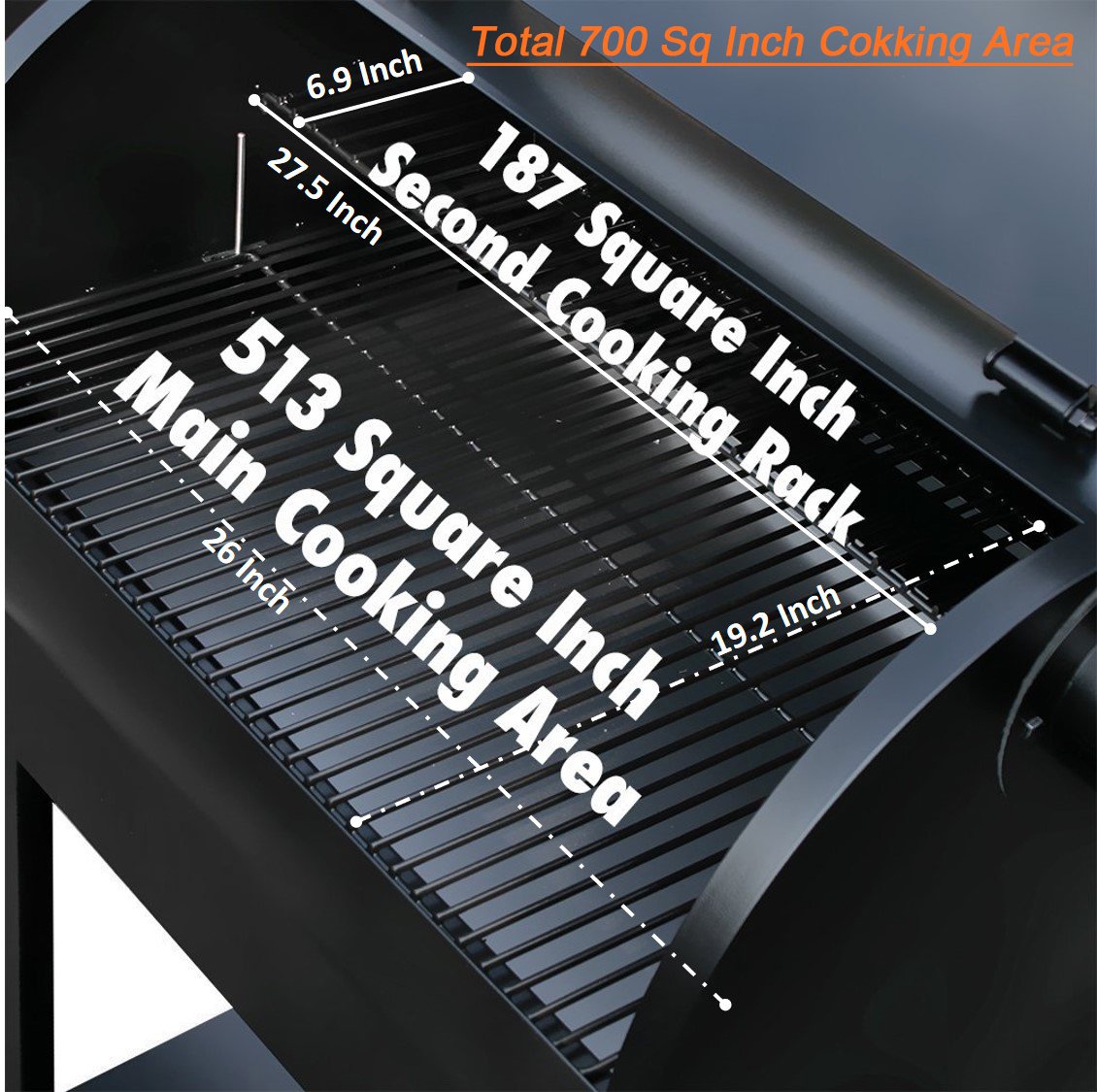 Z GRILLS ZPG7002E 2019 New Model Wood Pellet Grill