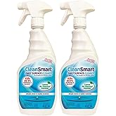CleanSmart Daily Surface Cleaner and Pet-Safe Disinfectant, Kills 99.9% of Viruses, Bacteria, 23 ounce Bottle (Pack of 2)
