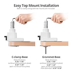 SIIG Ultra Heavy Duty Single Monitor Arm Desk Mount