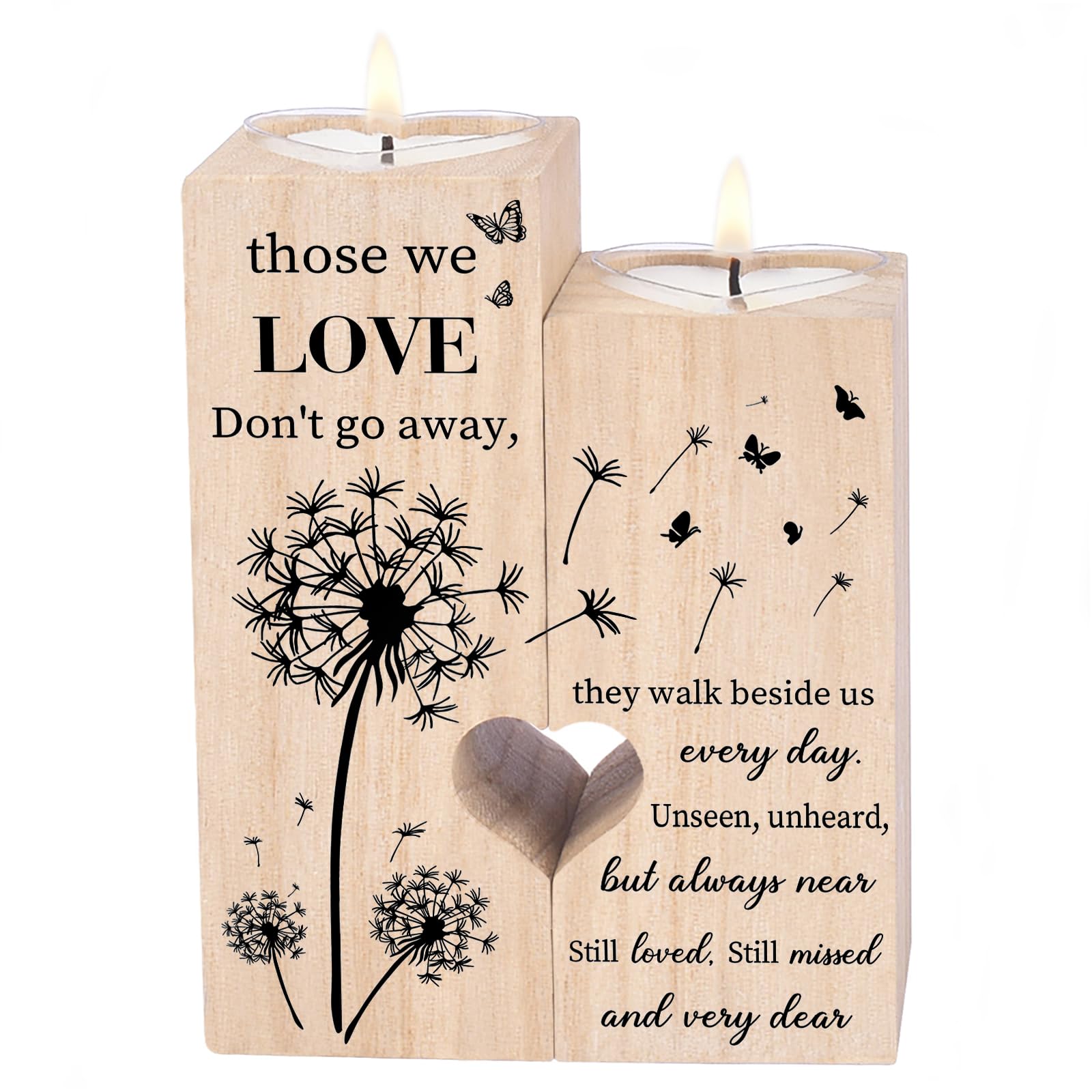 Sympathy Gift Memorial Gift Remembrance Gifts, Candle Holders - Condolence Gifts, Memorial Candles, Bereavement Gifts for Loss of Mum Dad