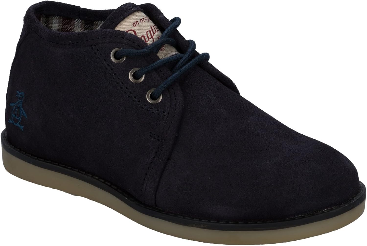 original penguin mens lawyer suede boots black