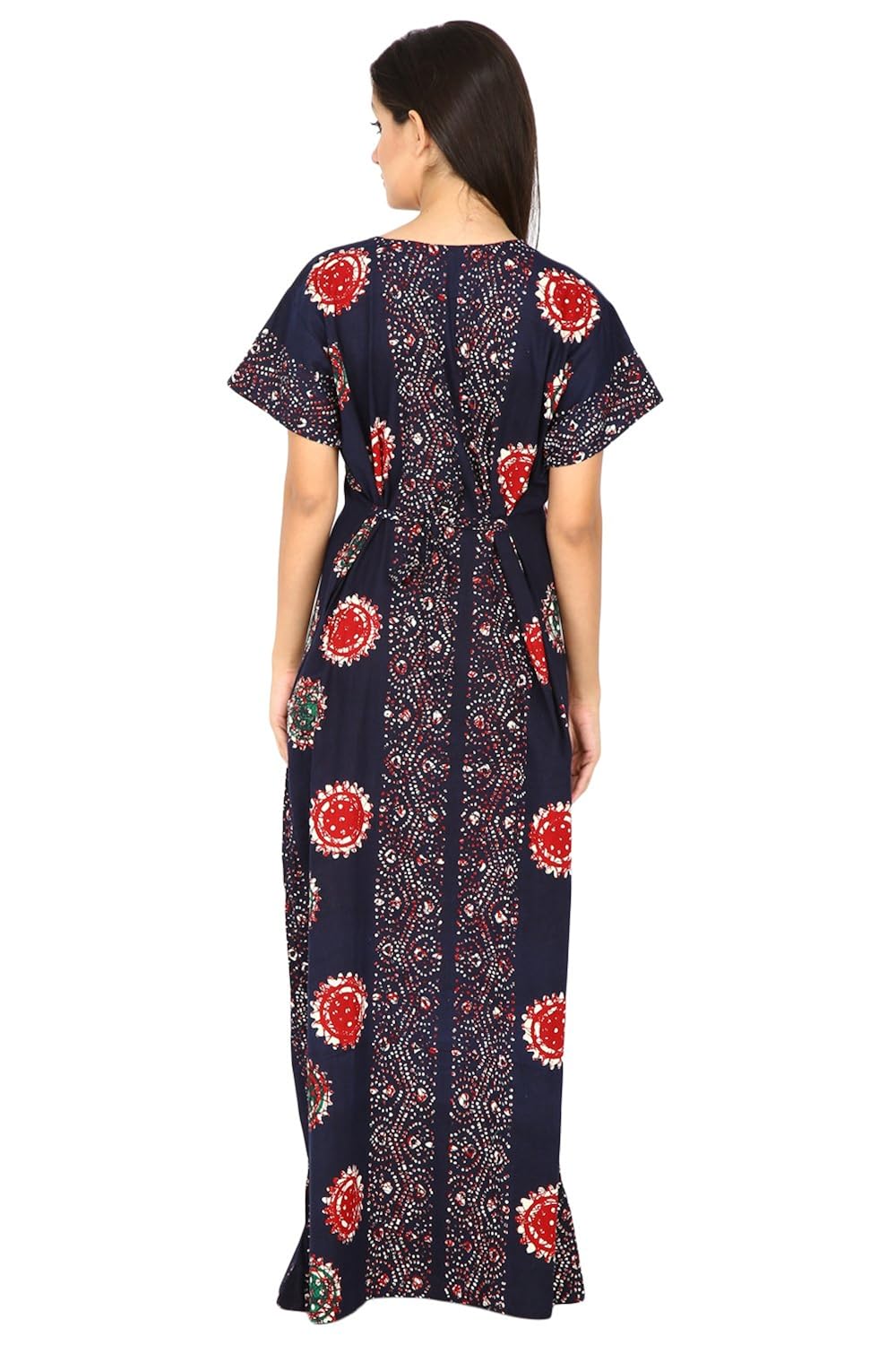 secret wish women's cotton nighty, nightdress (free size)