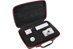 EVA Hard Case with Foam, 12.2×7.87 inch EVA Shockproof Outdoor Case, Portable Electronics Storage Box Organizer for Camera Dr