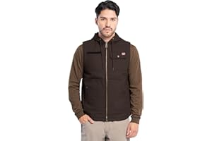 Wrangler mens Hooded Work VestVest