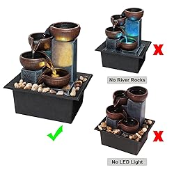 Small Tabletop Waterfall Fountain Zen Meditation