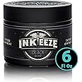 INK-EEZE Black Tattoo Ointment for Artists and Aftercare, Essential Oils, Petroleum Free, Cruelty Free, Made in USA, Lavender, 6oz