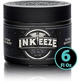 INK-EEZE Black Tattoo Ointment for Artists and Aftercare, Essential Oils, Petroleum Free, Cruelty Free, Made in USA, Lavender, 6oz