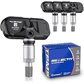 TPMS Sensors, 315Mhz Toyota Tire Pressure Monitoring System Sensor Set of 4 | Compatible with Toyota Rav4 Camry 4Runner Tacoma Corolla Prius Yaris, Lexus Scion. Replace 42607-33021,42607-33011,PMV-107J