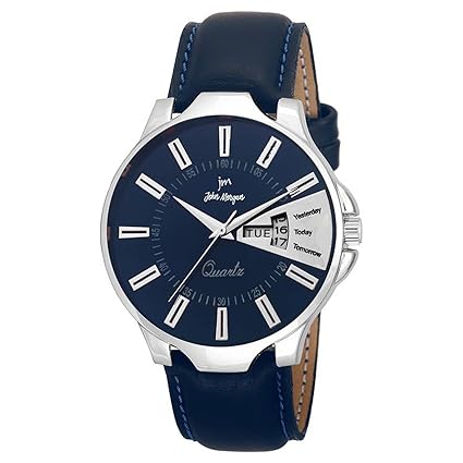 john morgan Analogue Blue Dial Mens Watch