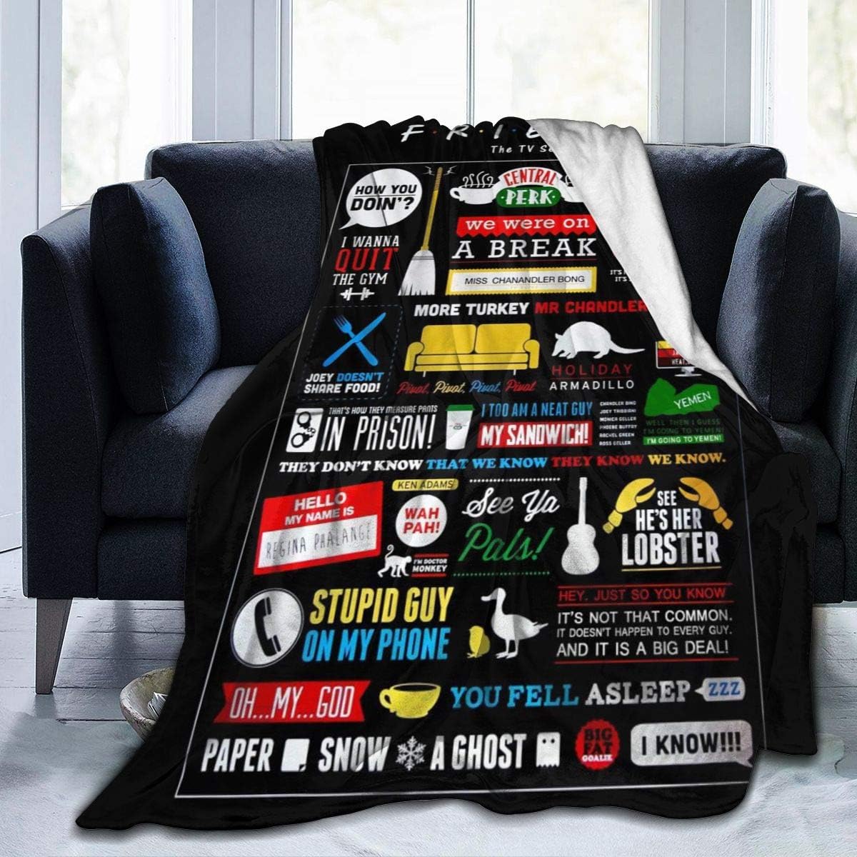 Amazon.com: Friends Blanket TV Show 