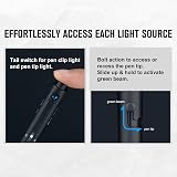 OLIGHT O'Pen Glow 120 Lumens Green Beam Rechargeable EDC Pen Light Flashlight view 6