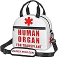 bassyil Insulated Lunch Bag Reusable Lunch Box With Adjustable Shoulder Strap Cooler Tote Bag For Men Women (red)